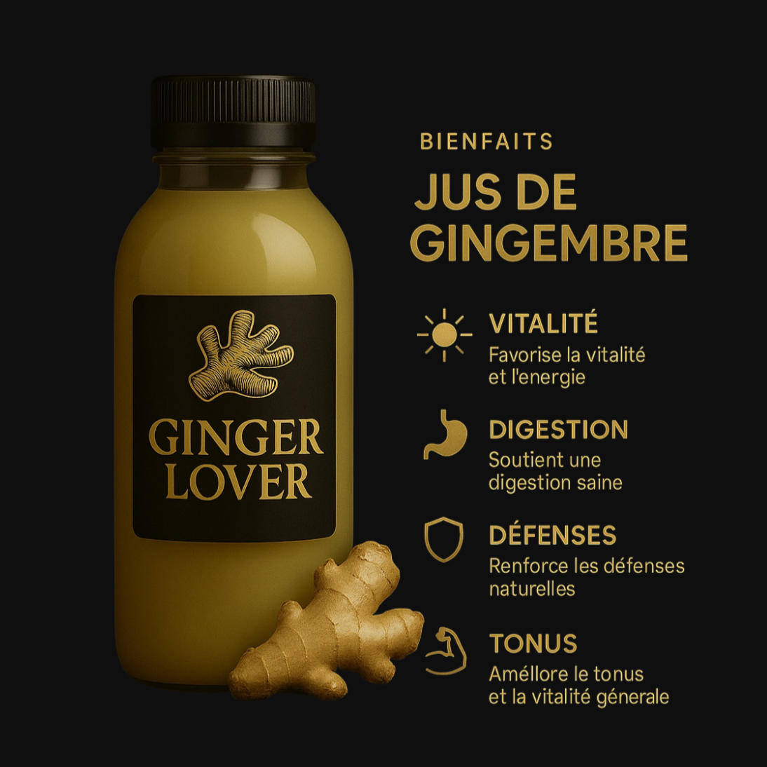 Jus de Gingembre Naturel